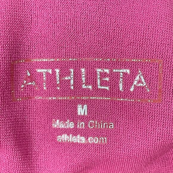 Y2K Athleta Mod Retro Print Bikini Top Coconut Girl SoCal Surfer Beach Summer M - Picture 4 of 6